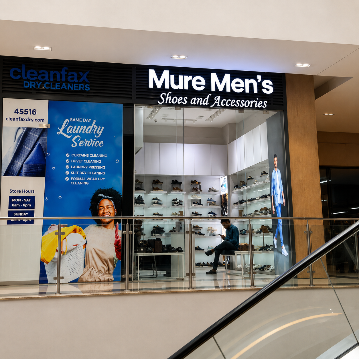Mure Men's — Retail Storefront Branding