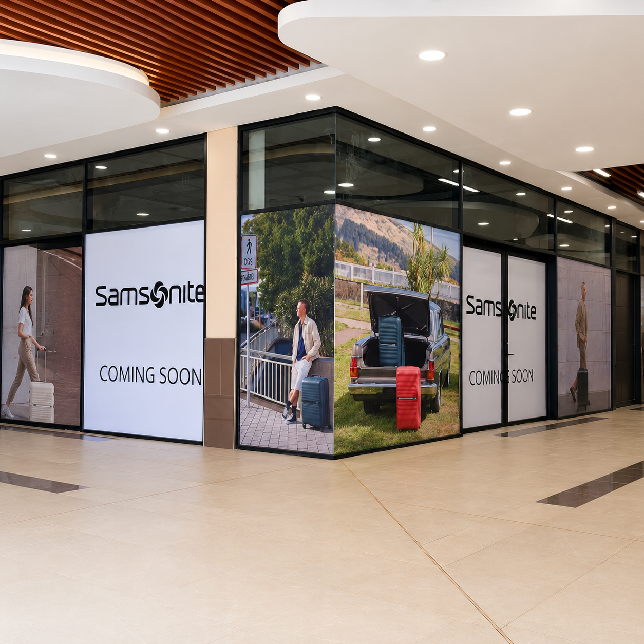Samsonite — Retail Window Display